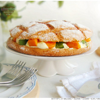 比司吉水果奶油夹馅