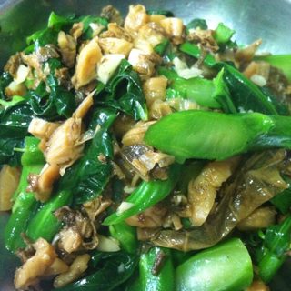 梅菜炒芥兰