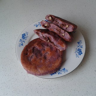 奶香紫薯小饼