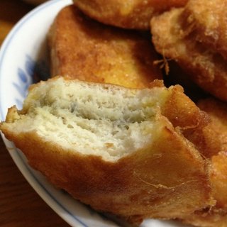 炸馒头片夹臭豆腐