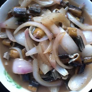 鳝片炒洋葱