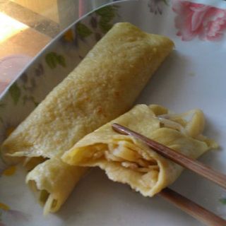 酸辣土豆丝卷饼