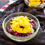 紫甘蓝鸡蛋沙拉