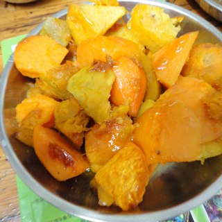 电压力器焗南瓜番薯