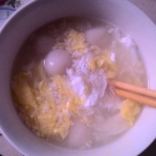 汤圆米酒鸡蛋汤