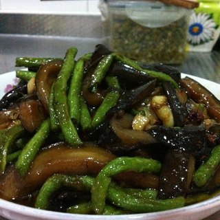 豆角烧茄子