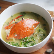 梭子蟹煲夜开花