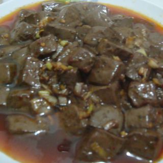 麻辣鸭血
