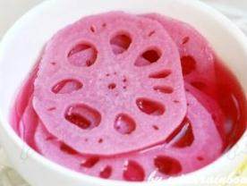 紫甘蓝话梅藕片