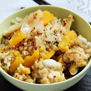 鸡腿南瓜洋葱藜麦饭