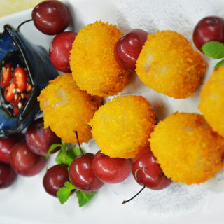 脆皮荔枝裹粗粮