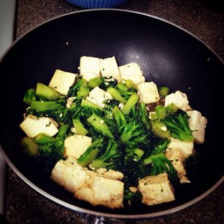 蚝油西兰花豆腐