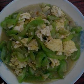 丝瓜炒蛋
