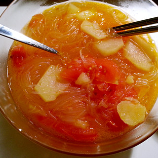 番茄土豆粉丝汤