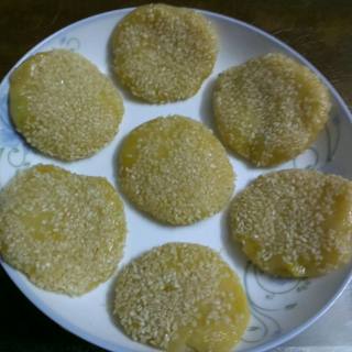 芝麻南瓜饼