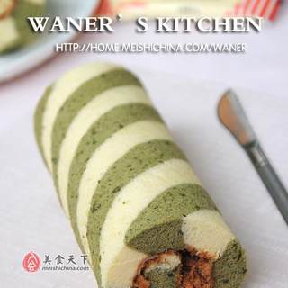 沙拉肉松蛋糕卷