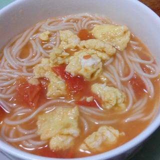 西红柿鸡蛋呛锅面