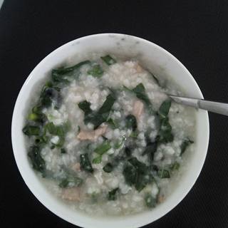 雪寒菜皮蛋粥