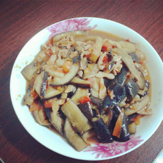 茄子炒肉