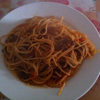 意大利番茄菇酱面