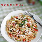 番茄鲜虾意大利面