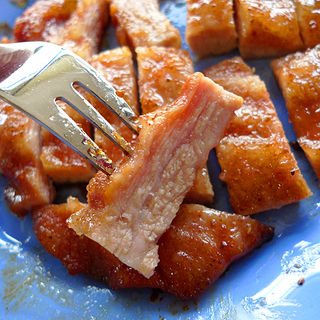 玫瑰露蜜汁叉烧