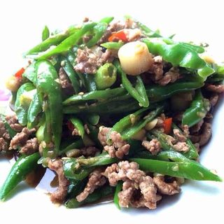 青椒豆豉炒牛肉丝