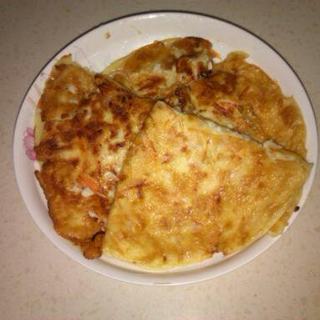 胡萝卜丝鸡蛋饼