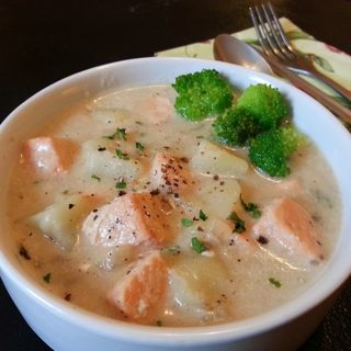 三文鱼奶油土豆汤