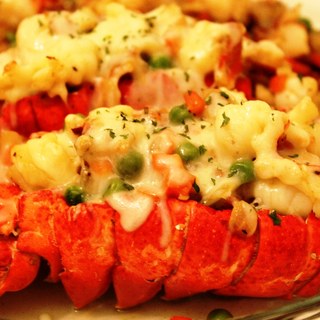 时蔬焗烤大龙虾