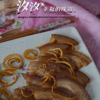 香橙煎五花肉