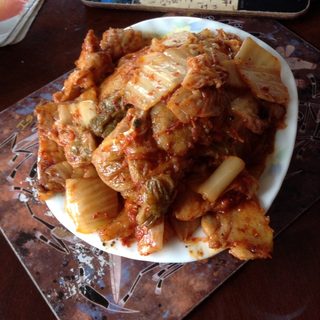 辣白菜炒五花肉