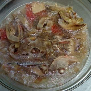 红头鱼煮朝鲜蓟