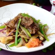 洋葱杏鲍菇炒牛筋