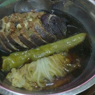 肉馅蒸茄子