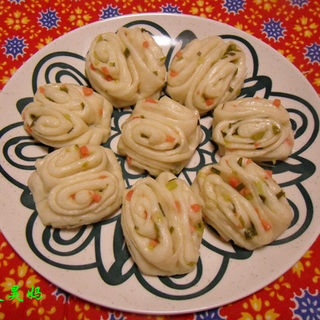葱油小花卷