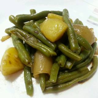 土豆炖豆角
