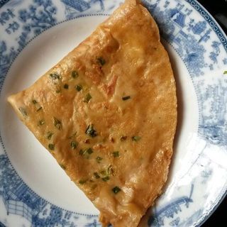 酱香葱油鸡蛋煎饼