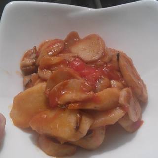 番茄杏鲍菇山药片