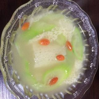 懒人丝瓜竹荪汤