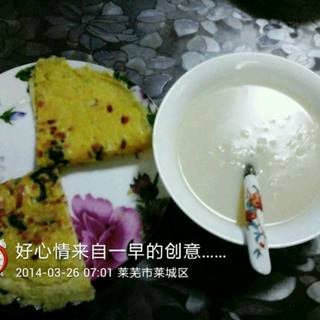 海参火腿鸡蛋饼