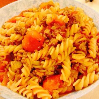 肉酱螺旋面