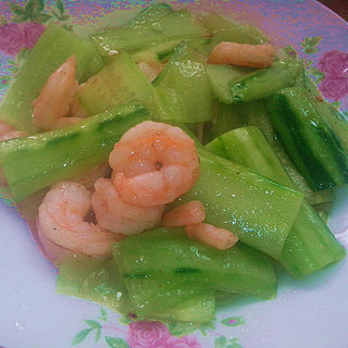 黄瓜虾仁