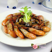 干煸蘑菇北極蝦