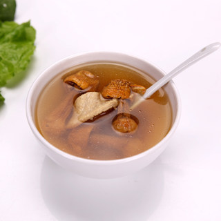 姬松茸华琪灵芝猪瘦肉汤