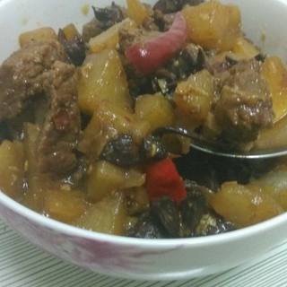 萝卜炖牛肉