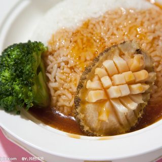 鲍鱼汁捞饭