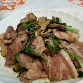 清炒日本黑豚肉