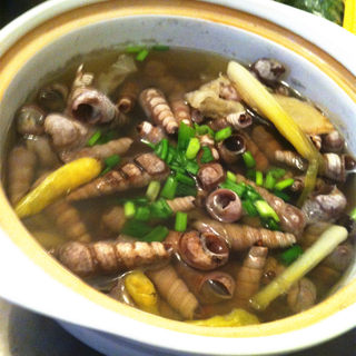 酸辣钉螺煲