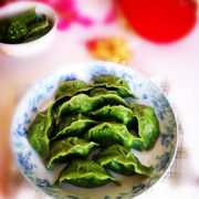 鸡蛋虾皮翡翠饺子